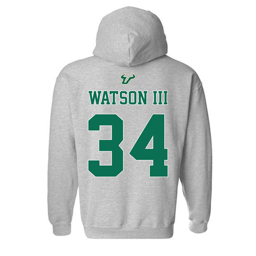 USF - NCAA Football : Rico Watson III - Bay Day Shersey Hooded Sweatshirt-1