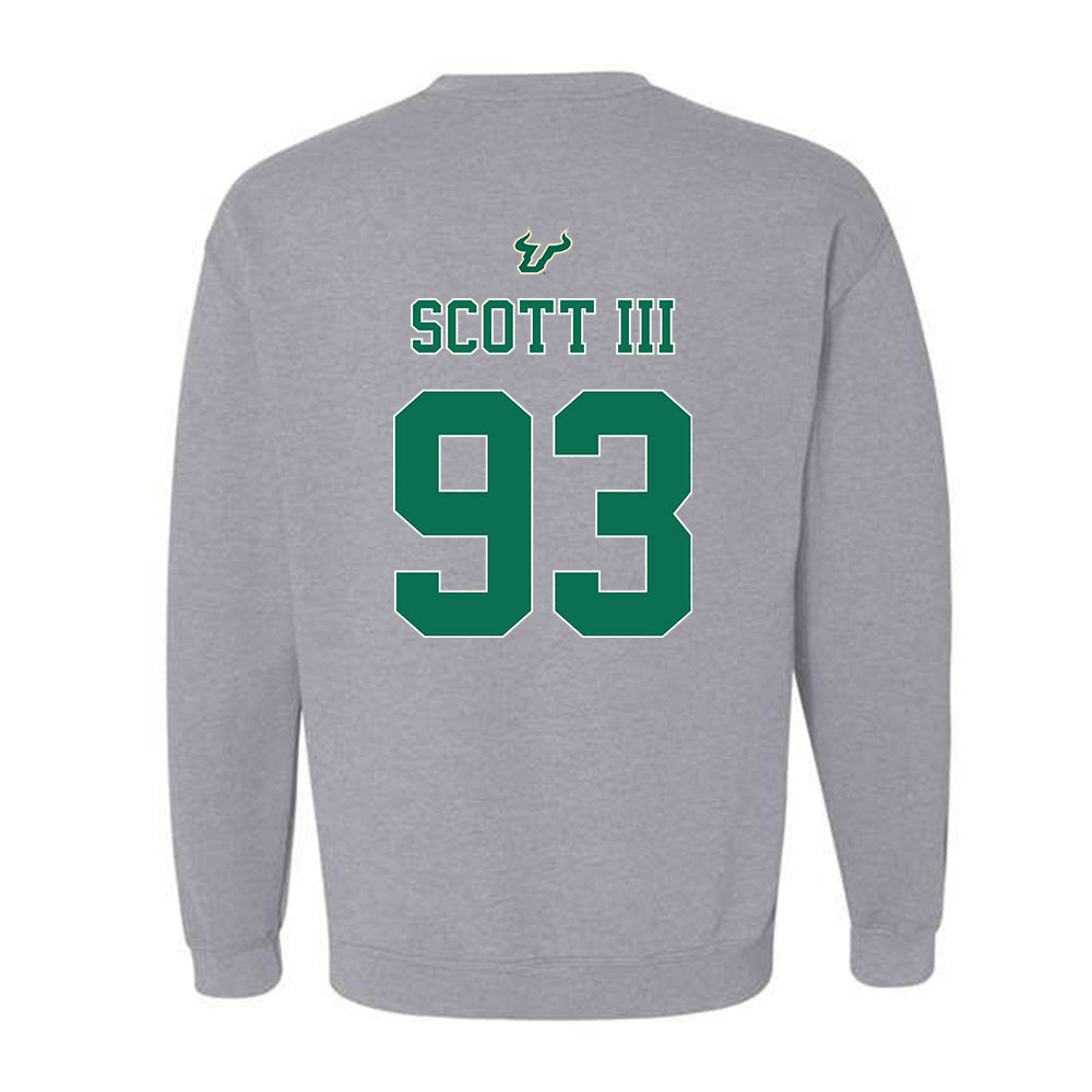 USF - NCAA Football : Richard Scott III - Bay Day Shersey Crewneck Sweatshirt-1