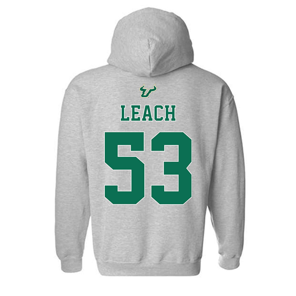 USF - NCAA Football : Gavin Leach - Bay Day Shersey Hooded Sweatshirt-1