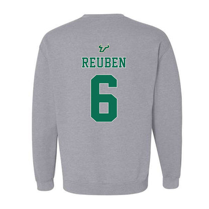 USF - NCAA Football : Mudia Reuben - Bay Day Shersey Crewneck Sweatshirt-1