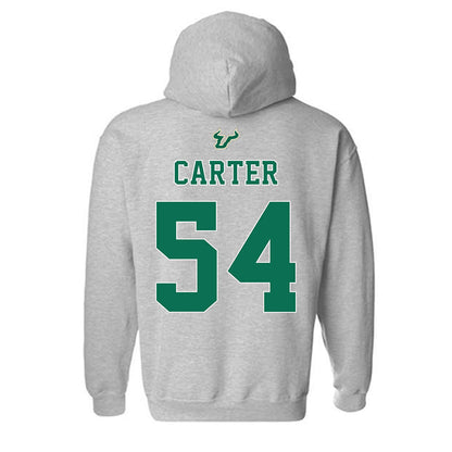 USF - NCAA Football : Braden Carter - Bay Day Shersey Hooded Sweatshirt-1