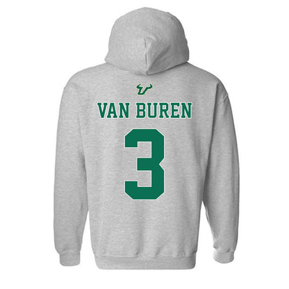 USF - NCAA Football : Michael Van Buren - Bay Day Shersey Hooded Sweatshirt-1
