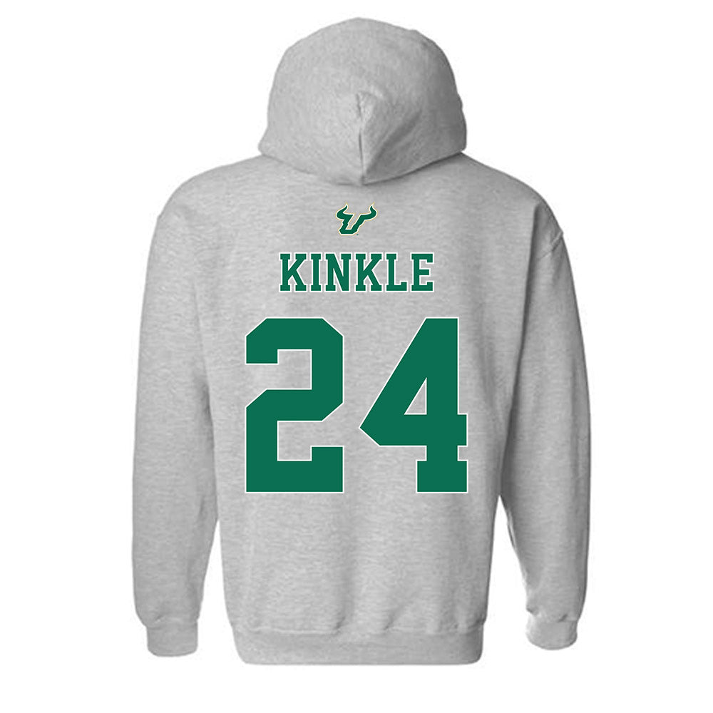 USF - NCAA Football : Tray Kinkle - Bay Day Shersey Hooded Sweatshirt-1