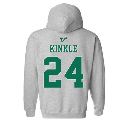 USF - NCAA Football : Tray Kinkle - Bay Day Shersey Hooded Sweatshirt-1