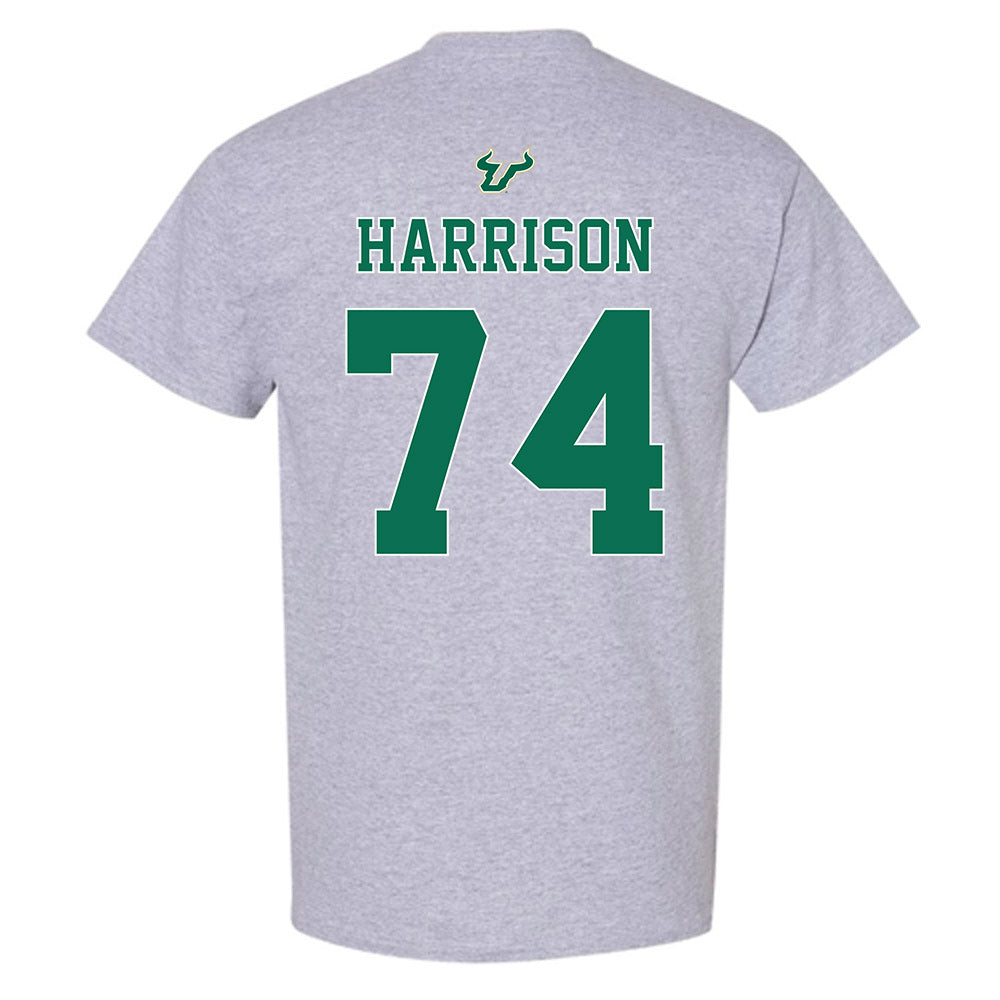 USF - NCAA Football : Jordan Harrison - Bay Day Shersey T-Shirt-1