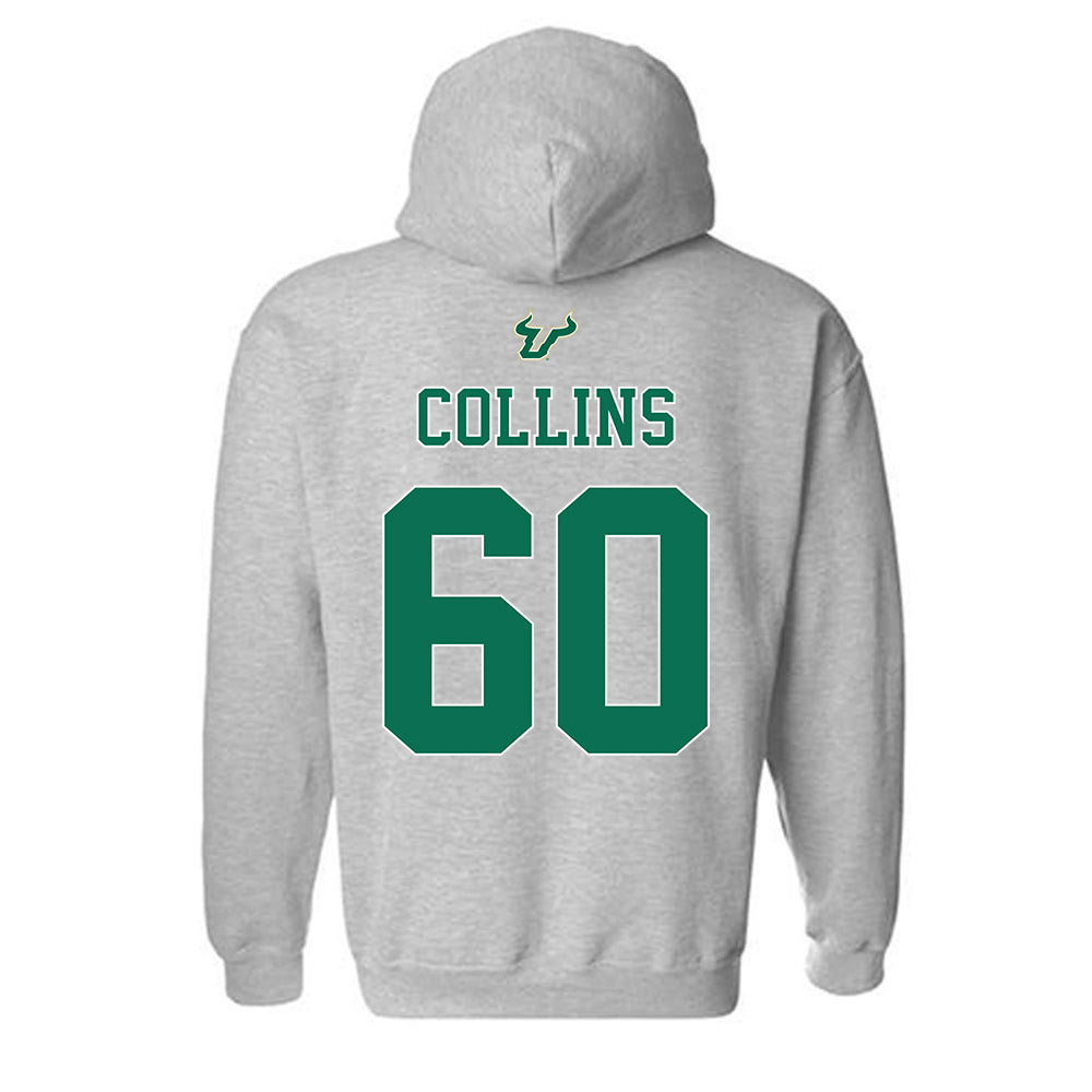 USF - NCAA Football : Khalil Collins - Bay Day Shersey Hooded Sweatshirt-1