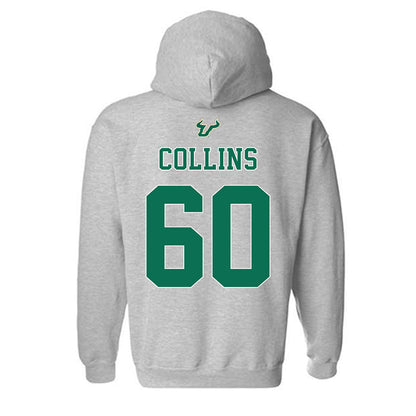 USF - NCAA Football : Khalil Collins - Bay Day Shersey Hooded Sweatshirt-1