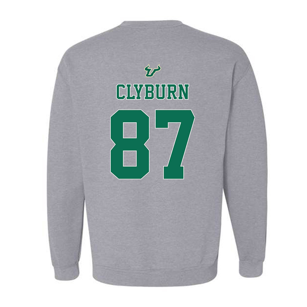 USF - NCAA Football : Luke Clyburn - Bay Day Shersey Crewneck Sweatshirt-1