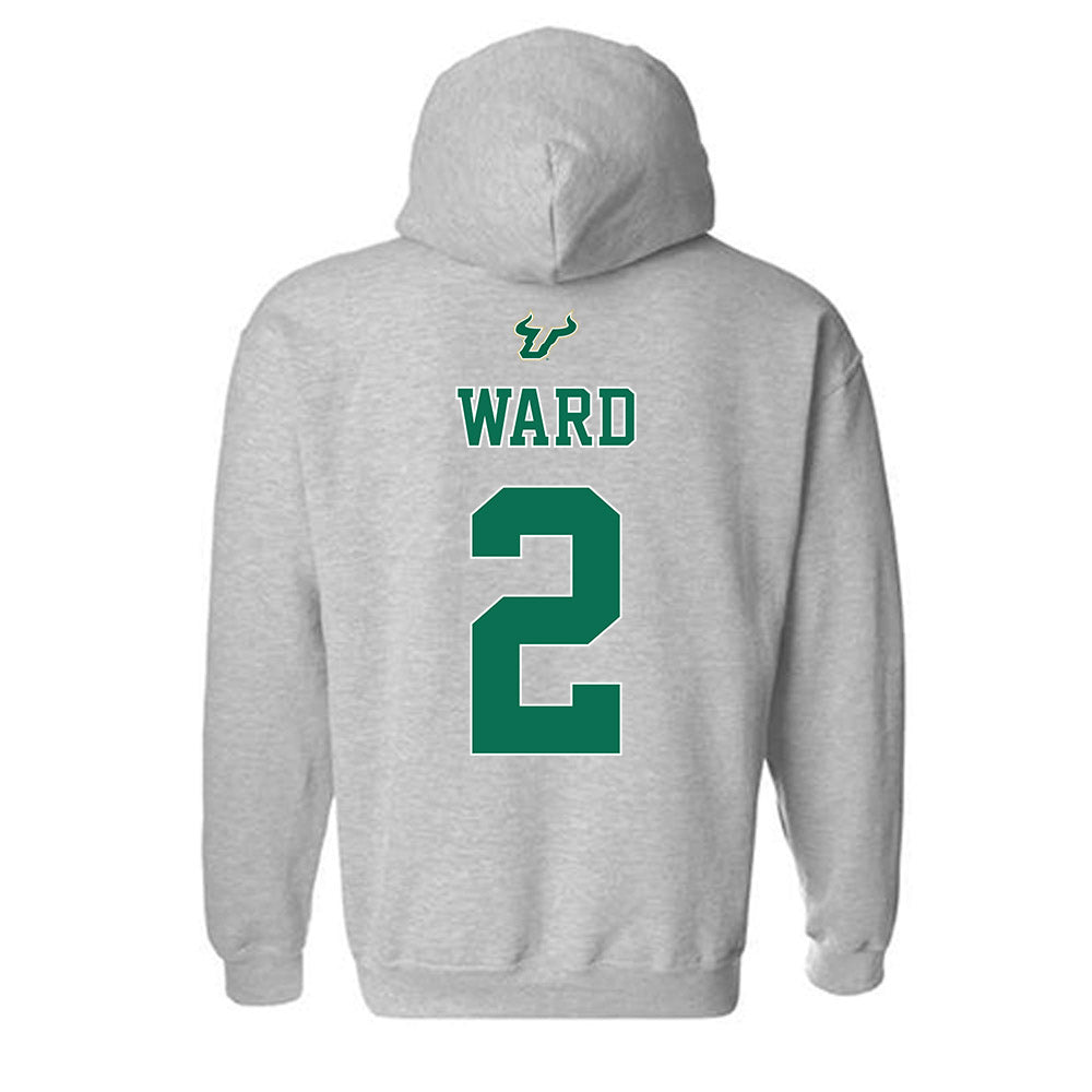 USF - NCAA Football : Tavin Ward - Bay Day Shersey Hooded Sweatshirt-1