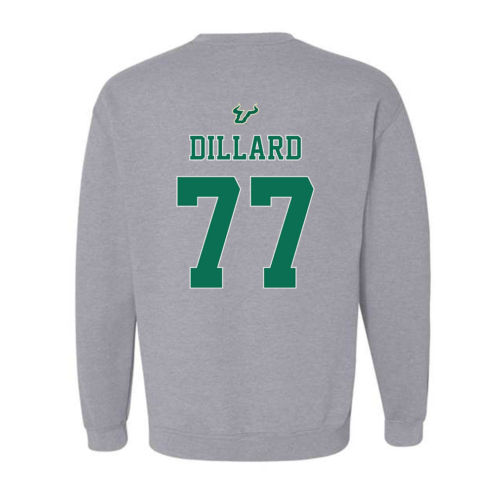 USF - NCAA Football : Major Dillard - Bay Day Shersey Crewneck Sweatshirt-1