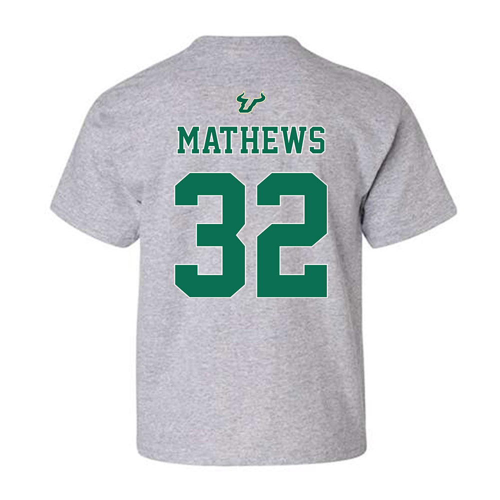 USF - NCAA Football : Connor Mathews - Bay Day Shersey Youth T-Shirt-1