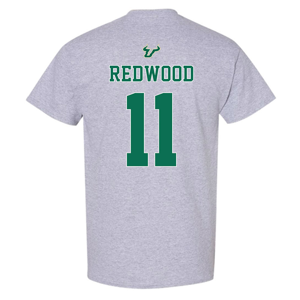 USF - NCAA Football : Asani Redwood - Bay Day Shersey T-Shirt-1