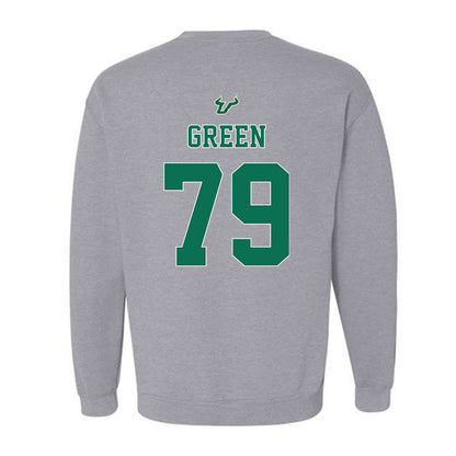 USF - NCAA Football : Ethan Green - Bay Day Shersey Crewneck Sweatshirt-1