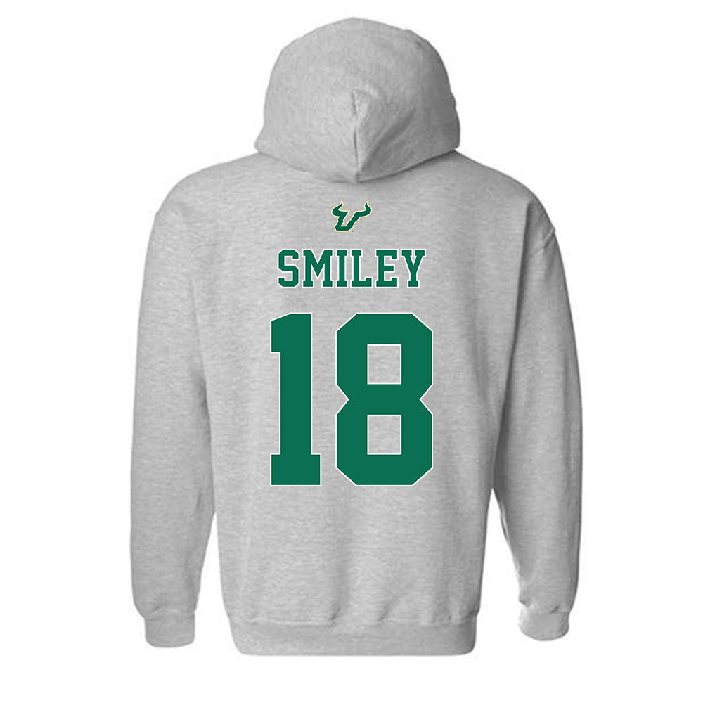 USF - NCAA Football : Levi Smiley - Bay Day Shersey Hooded Sweatshirt-1