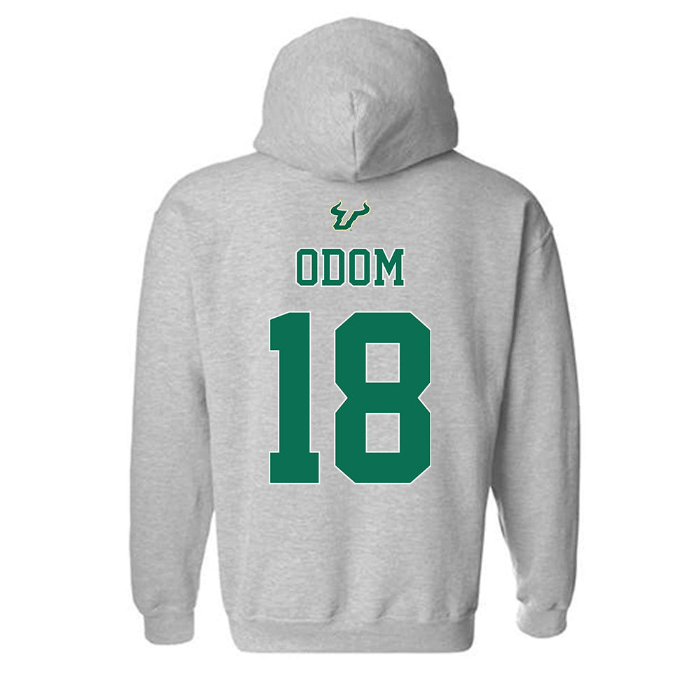 USF - NCAA Football : Kenneth Odom - Bay Day Shersey Hooded Sweatshirt-1