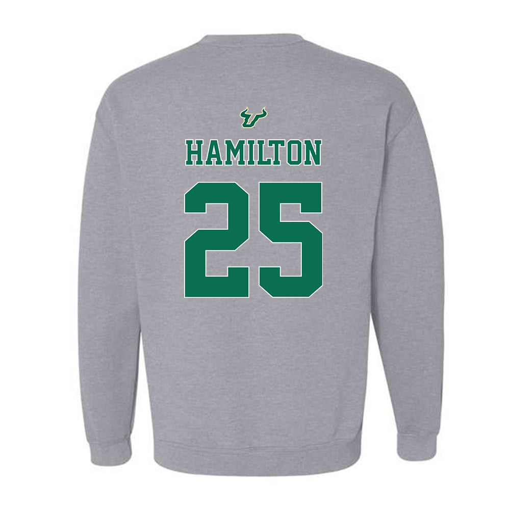 USF - NCAA Football : Zavier Hamilton - Bay Day Shersey Crewneck Sweatshirt-1