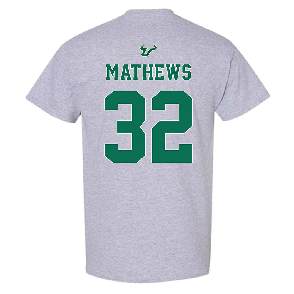 USF - NCAA Football : Connor Mathews - Bay Day Shersey T-Shirt-1