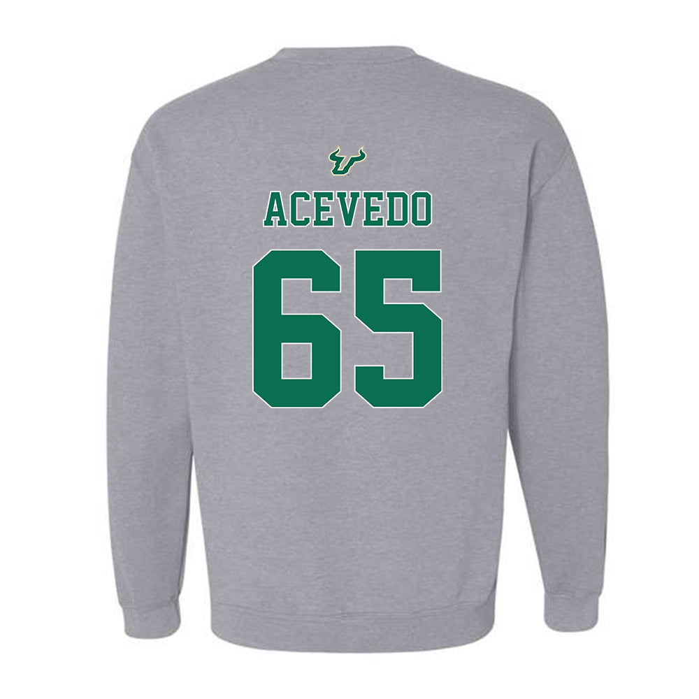 USF - NCAA Football : Jaylin Acevedo - Bay Day Shersey Crewneck Sweatshirt-1