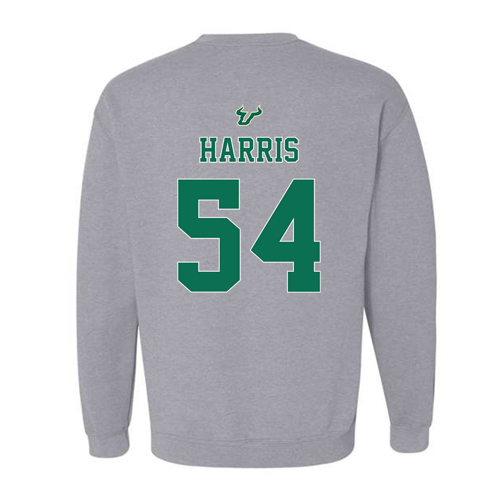 USF - NCAA Football : Caleb Harris - Bay Day Shersey Crewneck Sweatshirt-1
