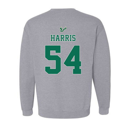 USF - NCAA Football : Caleb Harris - Bay Day Shersey Crewneck Sweatshirt-1