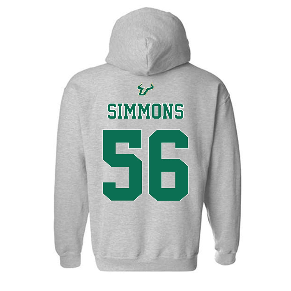 USF - NCAA Football : Terry Simmons - Bay Day Shersey Hooded Sweatshirt-1