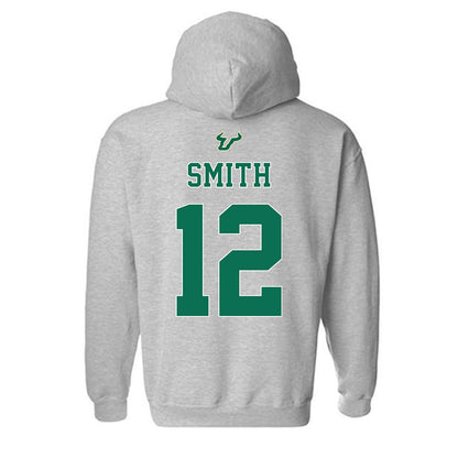 USF - NCAA Football : Jabari Smith - Bay Day Shersey Hooded Sweatshirt-1