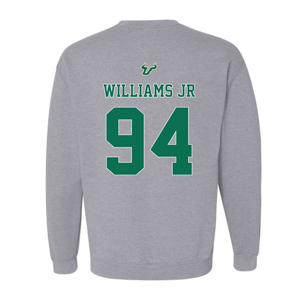USF - NCAA Football : Brooks Williams Jr - Bay Day Shersey Crewneck Sweatshirt-1