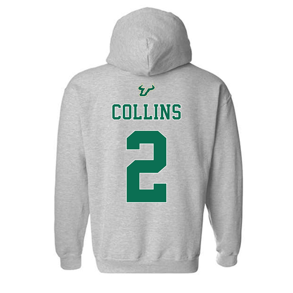 USF - NCAA Football : Jason Collins - Bay Day Shersey Hooded Sweatshirt-1