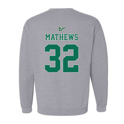 USF - NCAA Football : Connor Mathews - Bay Day Shersey Crewneck Sweatshirt-1