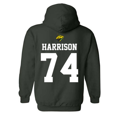 USF - NCAA Football : Jordan Harrison - Flashback Friday Shersey Hooded Sweatshirt-1