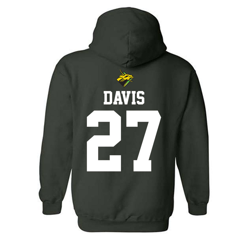 USF - NCAA Football : Jayden Davis - Flashback Friday Shersey Hooded Sweatshirt-1