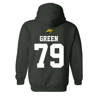 USF - NCAA Football : Ethan Green - Flashback Friday Shersey Hooded Sweatshirt-1