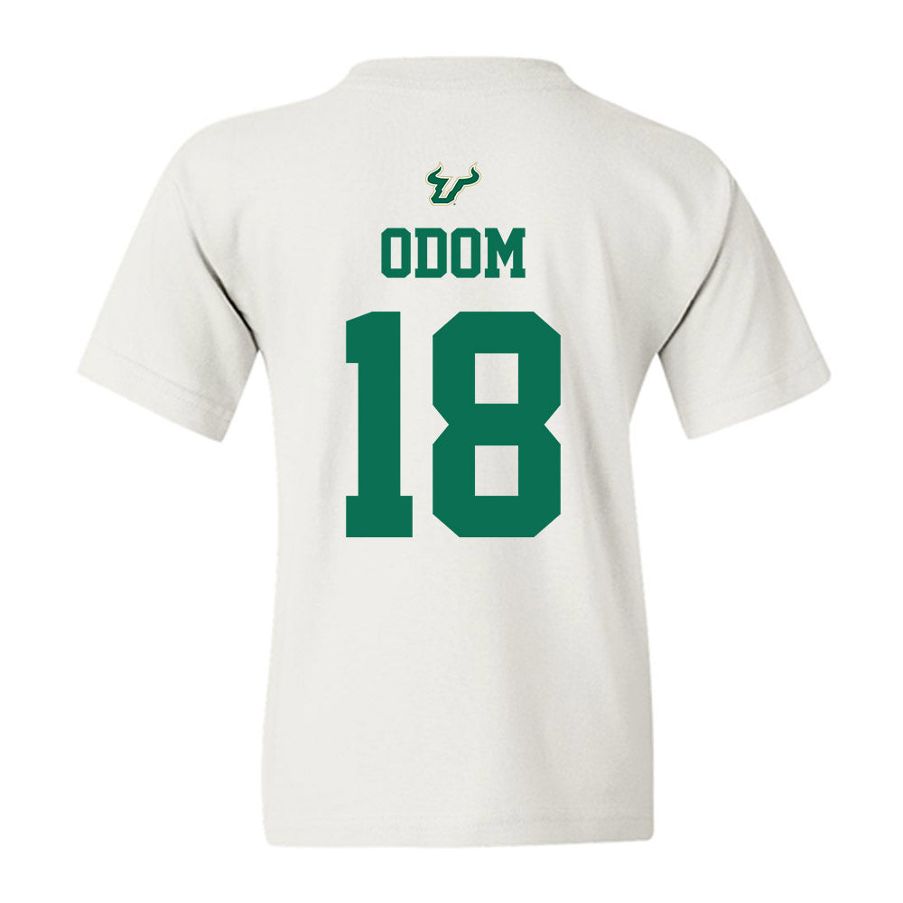 USF - NCAA Football : Kenneth Odom - Homecoming Shersey Youth T-Shirt-1