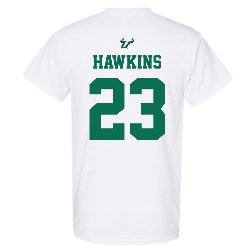 USF - NCAA Football : Cedrick Hawkins - Homecoming Shersey T-Shirt-1