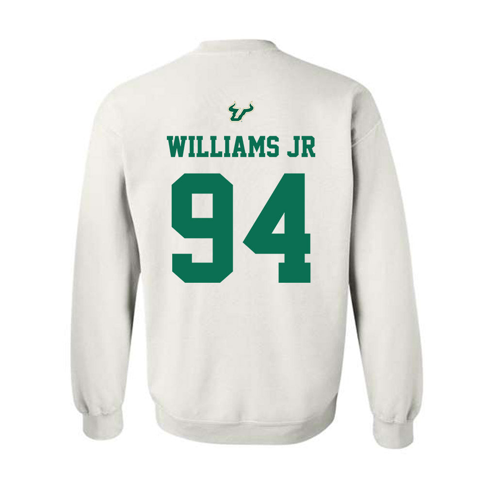 USF - NCAA Football : Brooks Williams Jr - Homecoming Shersey Crewneck Sweatshirt-1