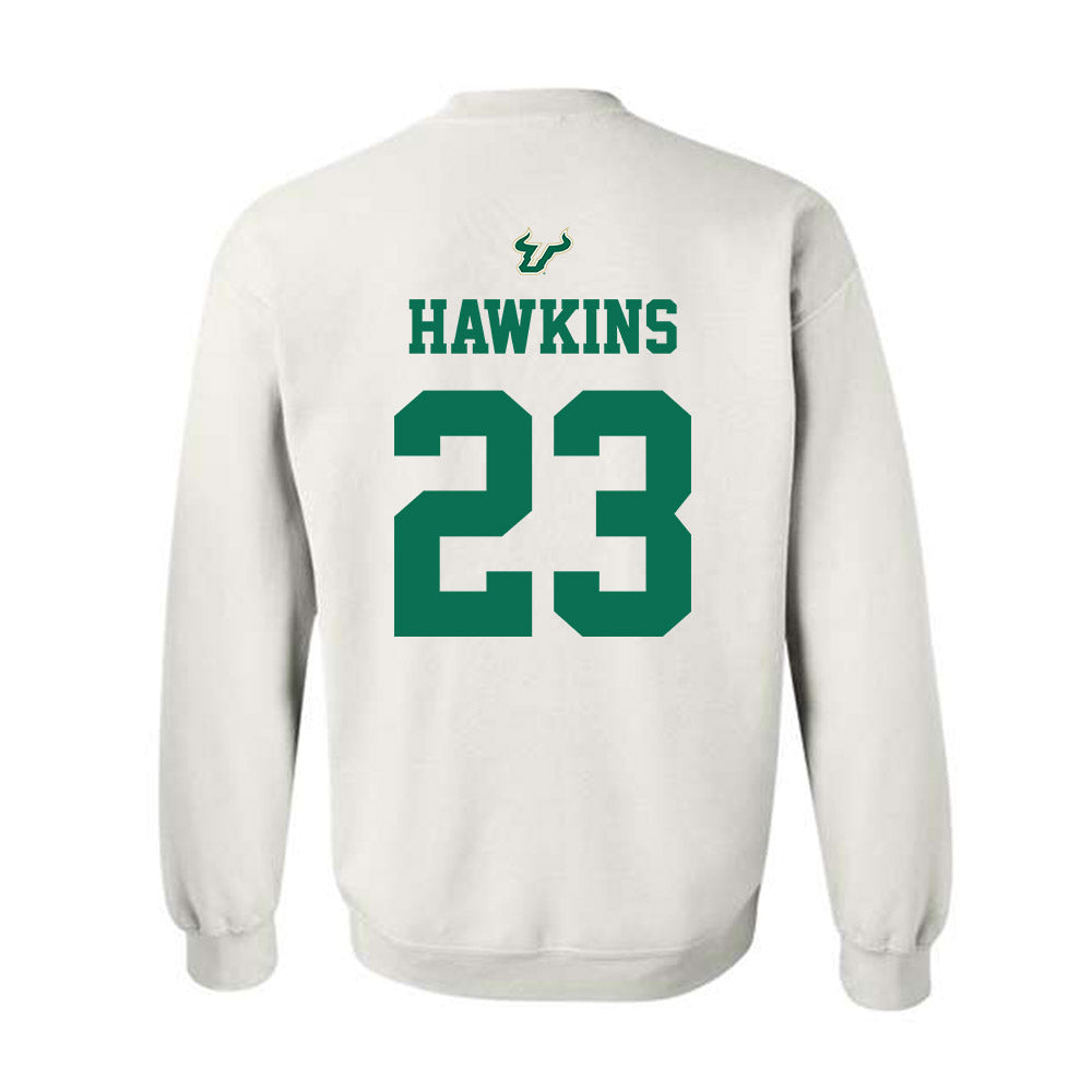 USF - NCAA Football : Cedrick Hawkins - Homecoming Shersey Crewneck Sweatshirt-1