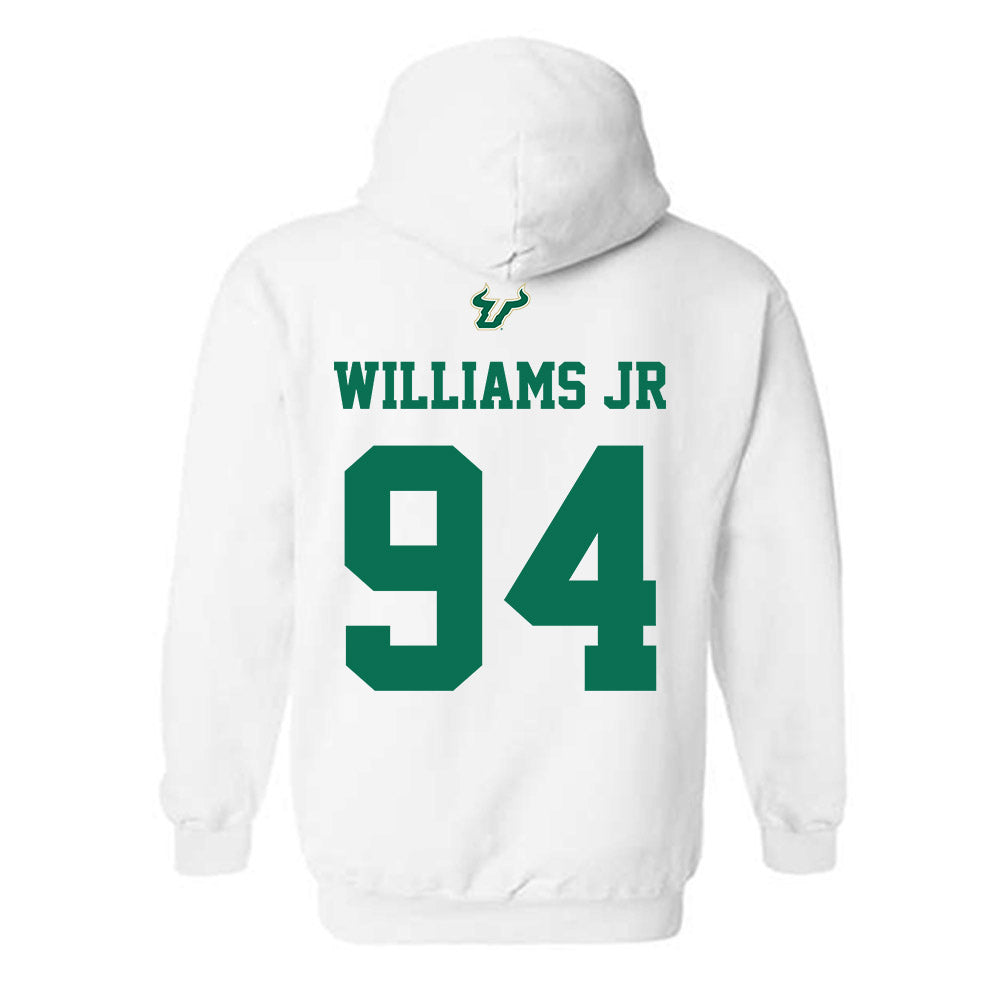 USF - NCAA Football : Brooks Williams Jr - Homecoming Shersey Hooded Sweatshirt-1