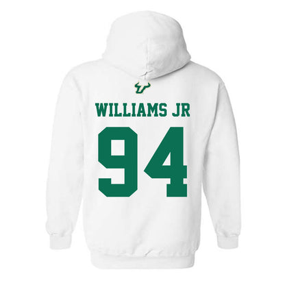 USF - NCAA Football : Brooks Williams Jr - Homecoming Shersey Hooded Sweatshirt-1