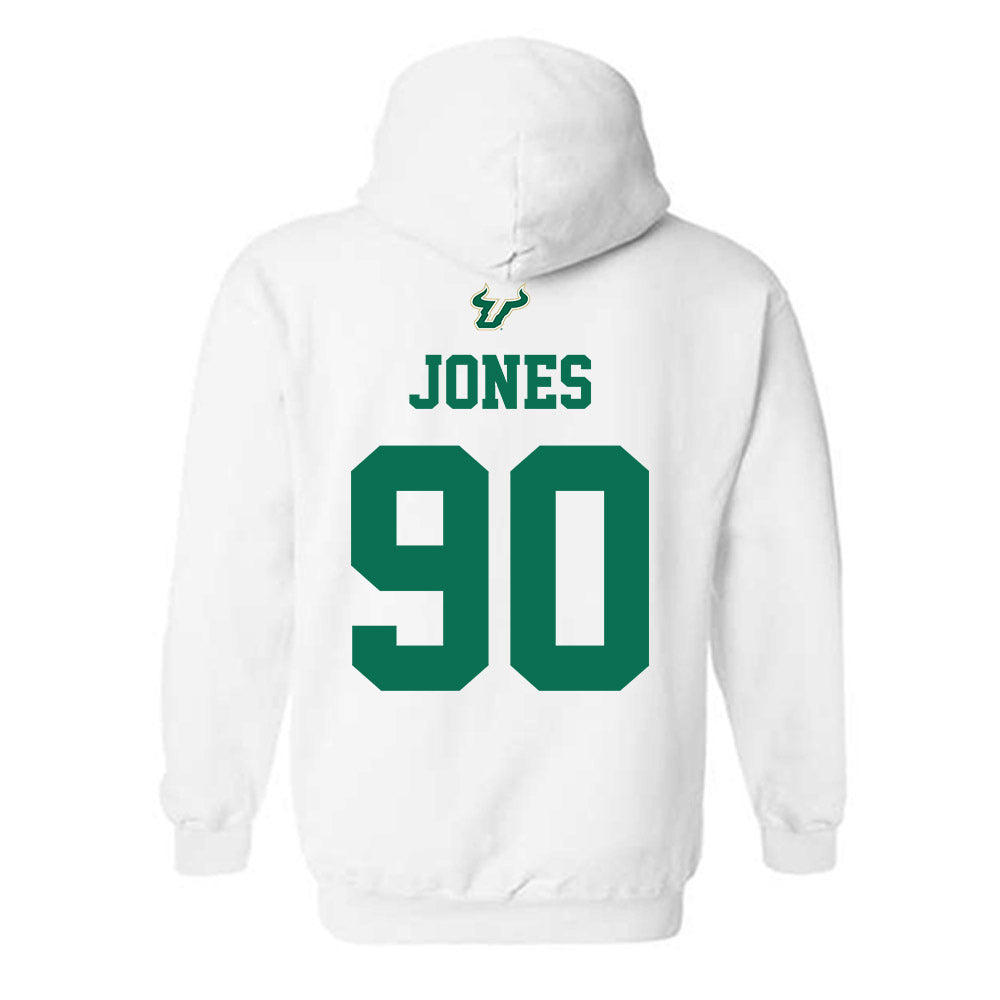 USF - NCAA Football : Terrell Jones - Homecoming Shersey Hooded Sweatshirt-1