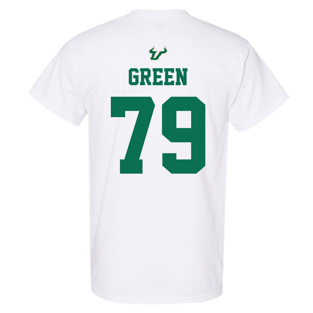 USF - NCAA Football : Ethan Green - Homecoming Shersey T-Shirt-1