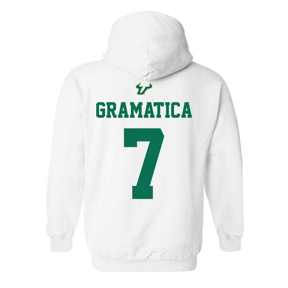 USF - NCAA Football : Nico Gramatica - Homecoming Shersey Hooded Sweatshirt-1