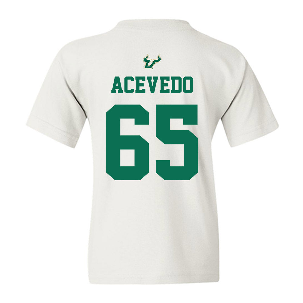 USF - NCAA Football : Jaylin Acevedo - Homecoming Shersey Youth T-Shirt-1