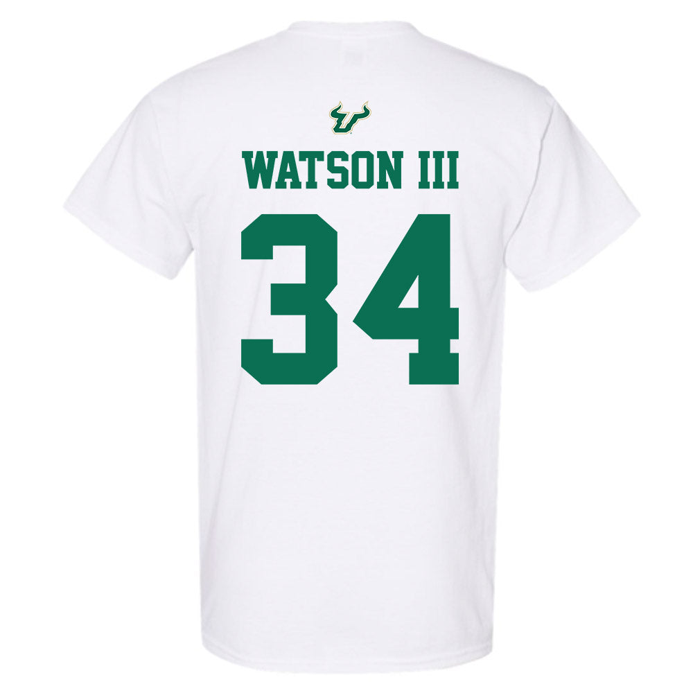 USF - NCAA Football : Rico Watson III - Homecoming Shersey T-Shirt-1