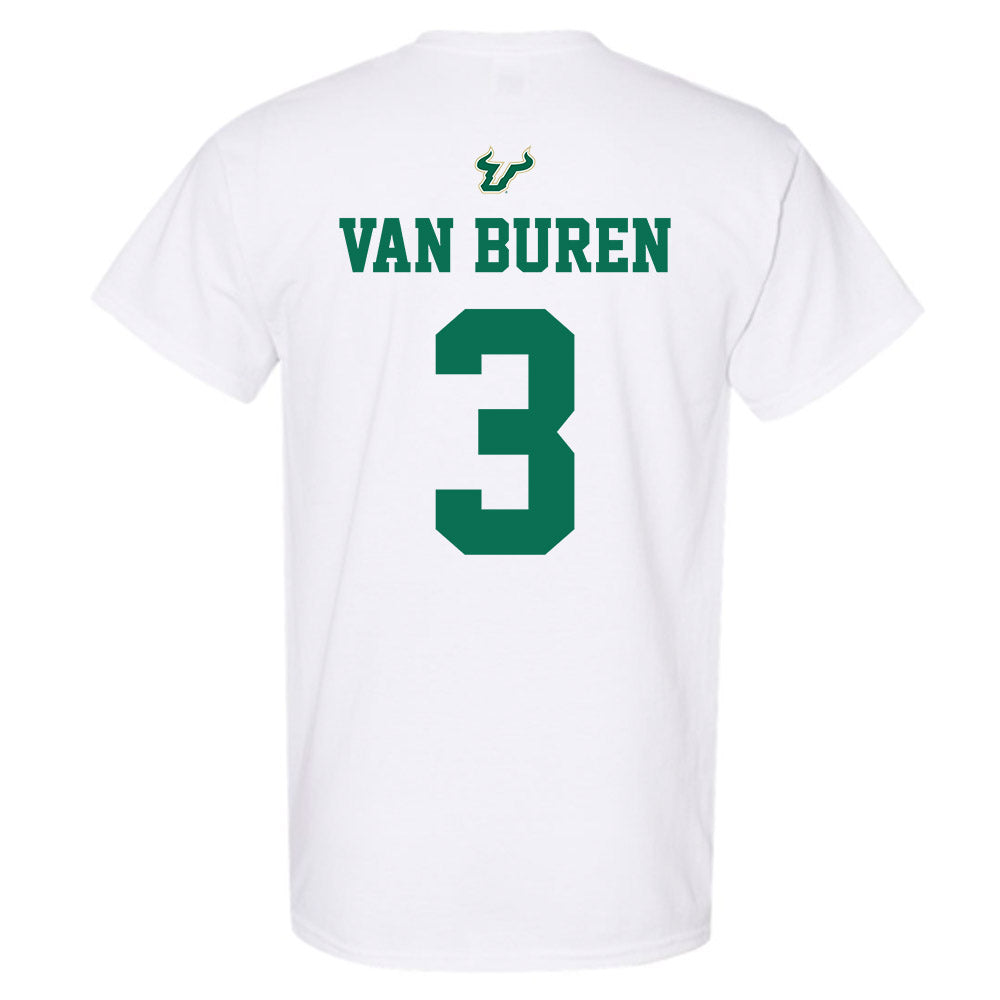 USF - NCAA Football : Michael Van Buren - Homecoming Shersey T-Shirt-1