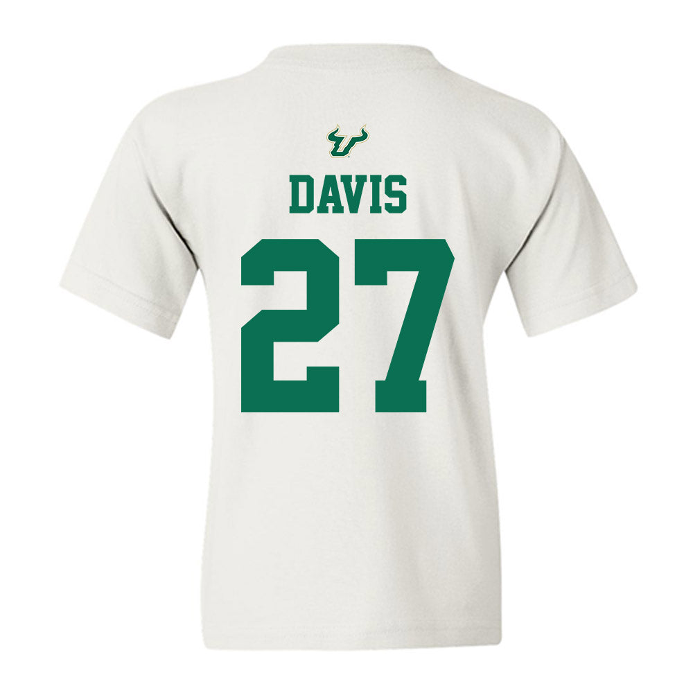 USF - NCAA Football : Jayden Davis - Homecoming Shersey Youth T-Shirt-1
