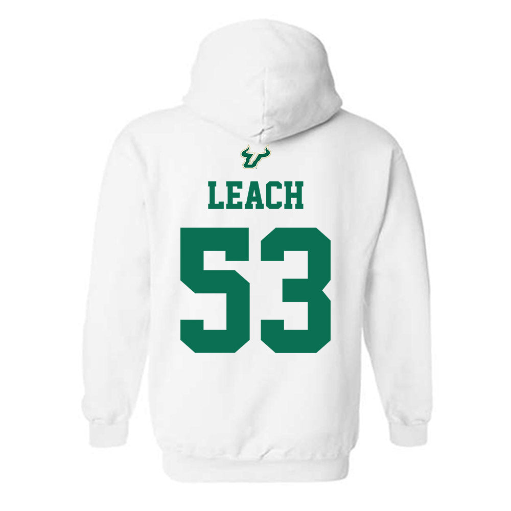 USF - NCAA Football : Gavin Leach - Homecoming Shersey Hooded Sweatshirt-1