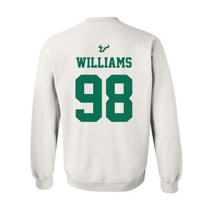 USF - NCAA Football : Marcus Williams - Homecoming Shersey Crewneck Sweatshirt-1