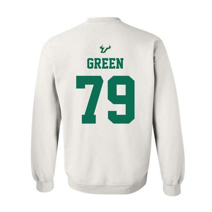 USF - NCAA Football : Ethan Green - Homecoming Shersey Crewneck Sweatshirt-1