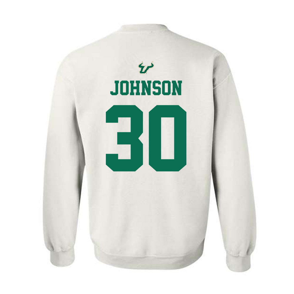 USF - NCAA Football : Jeremiah Johnson - Homecoming Shersey Crewneck Sweatshirt-1