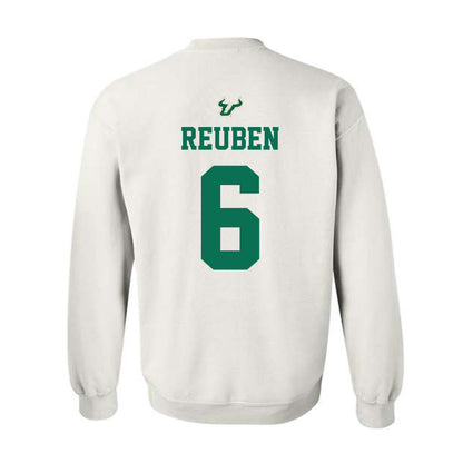 USF - NCAA Football : Mudia Reuben - Homecoming Shersey Crewneck Sweatshirt-1